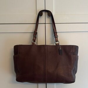 Coach Brown Leather Hand Bag